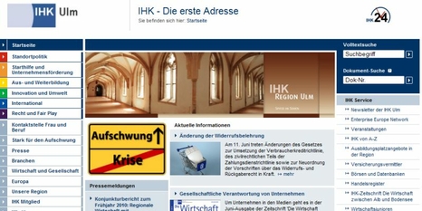 Screenshot IHK Ulm